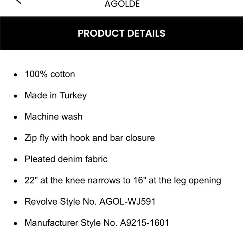 Agolde Light Wash Blue Boyfriend Jeans - Picture 2 of 5